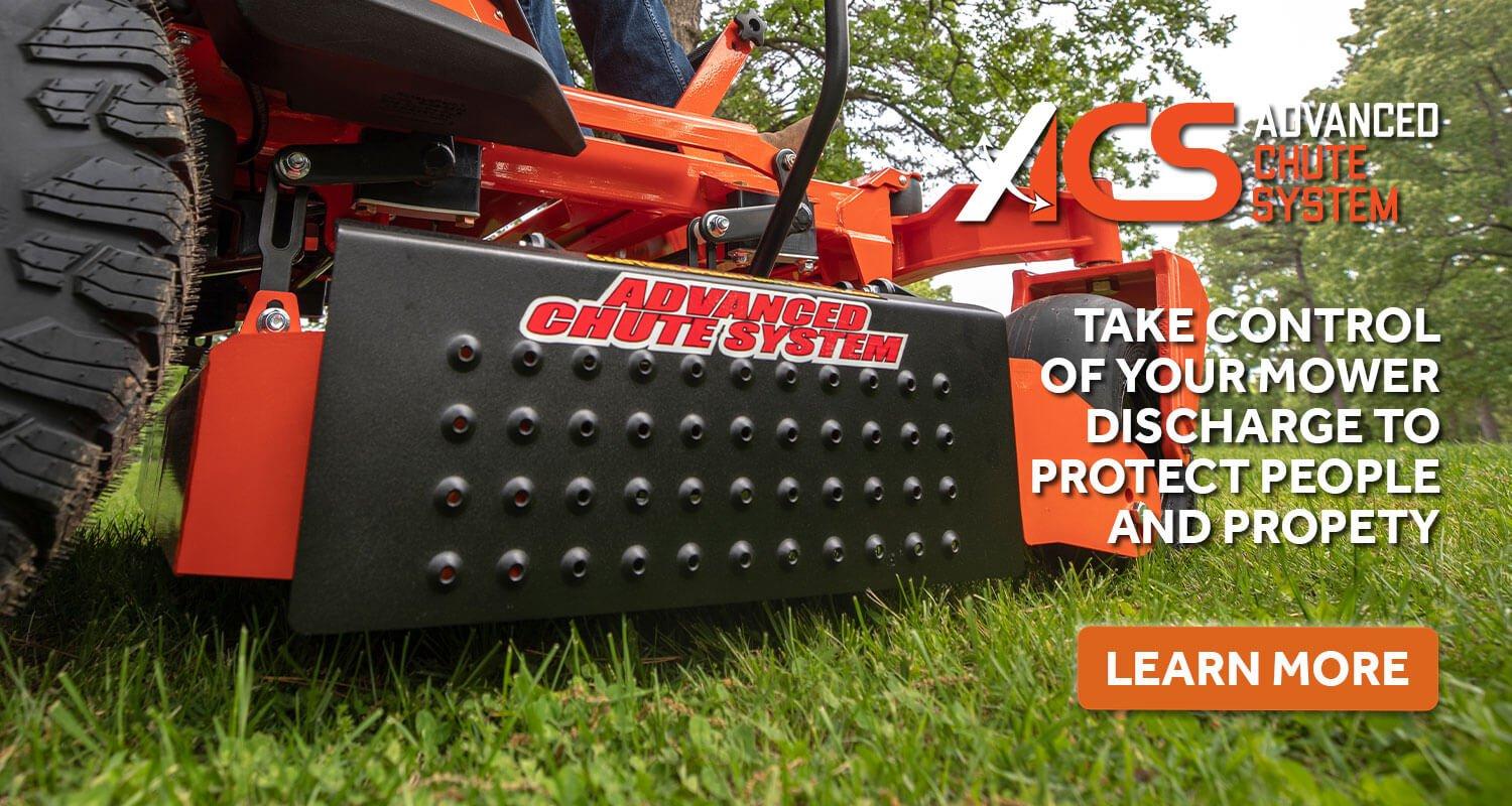 Advanced Chute System - Protect From Flyting Debris and Turn Your Mower Into A Mulching Machine
