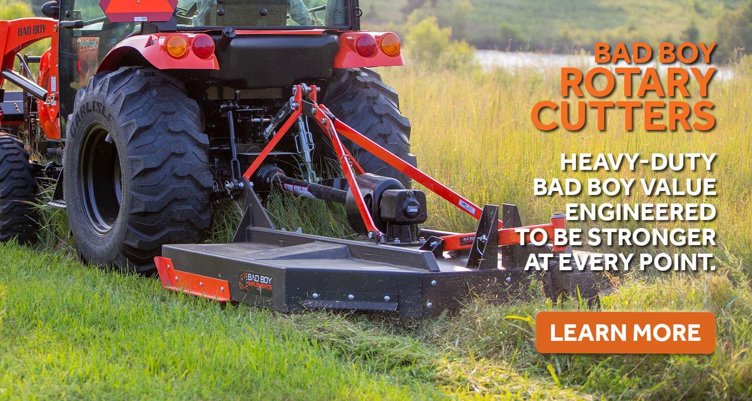 Bad Boy Rotary Cutters - Heavy-Duty Bad Boy Value Engineered To Be Stronger At Every Point